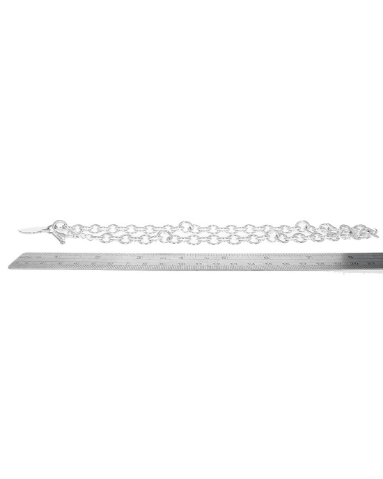 Tiffany & Co. Blank Heart Tag Toggle Necklace